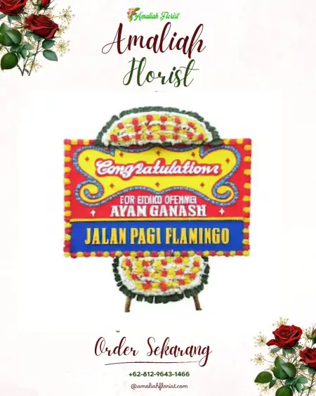 Sewa Papan Bunga Gedung Bandar Rahayu